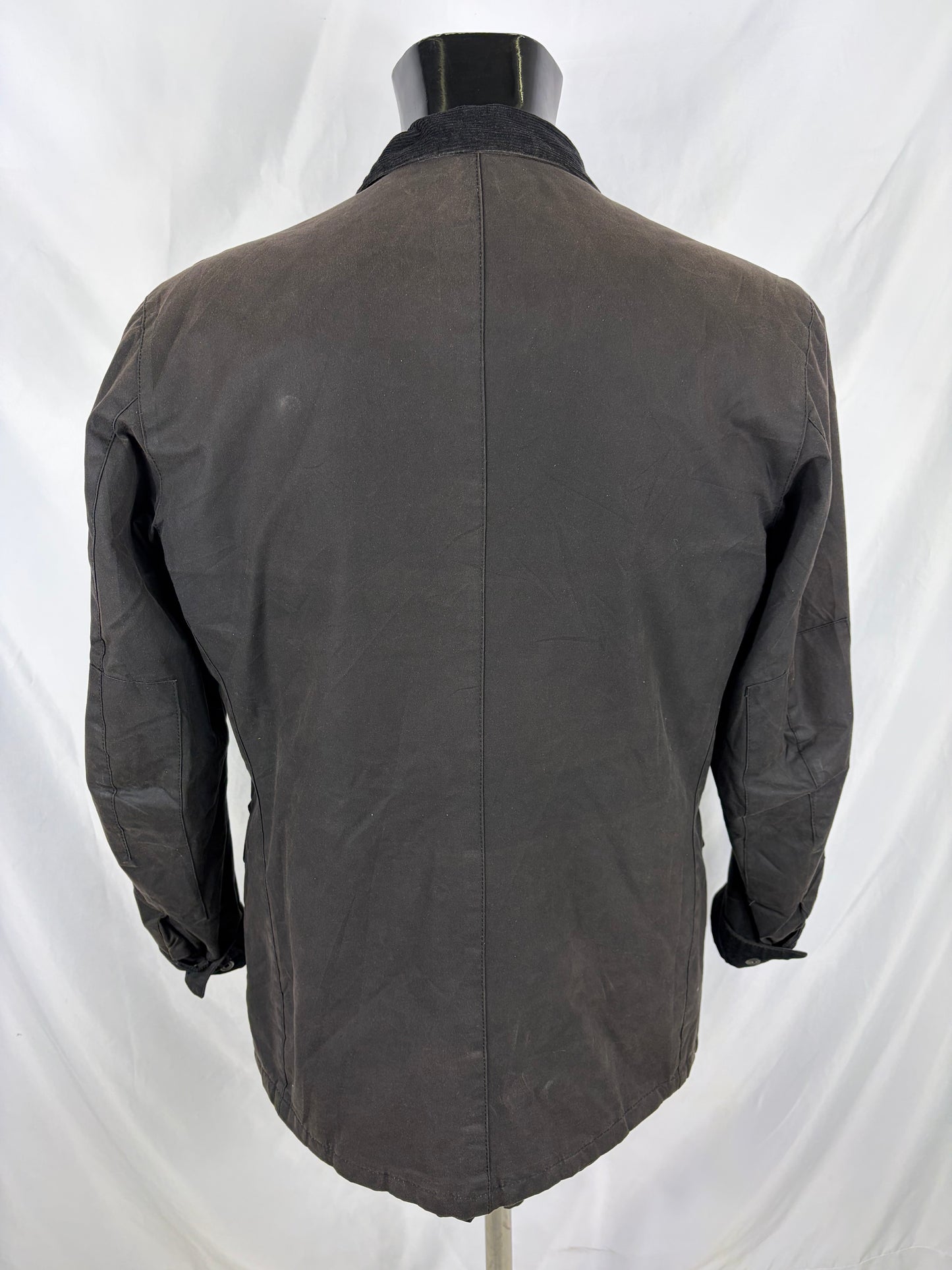 Giacca Barbour International Duke Nero Large - Man Black Duke wax Jacket Size L
