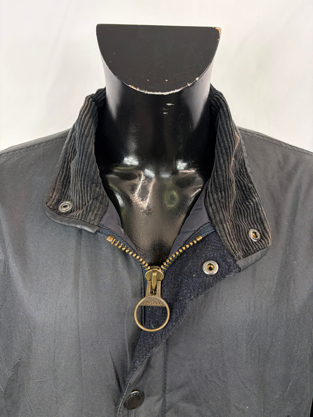 Barbour Giacca uomo blu Hereford cerato XXL - Man wax Hereford Navy Jacket size XXL - Shop In London