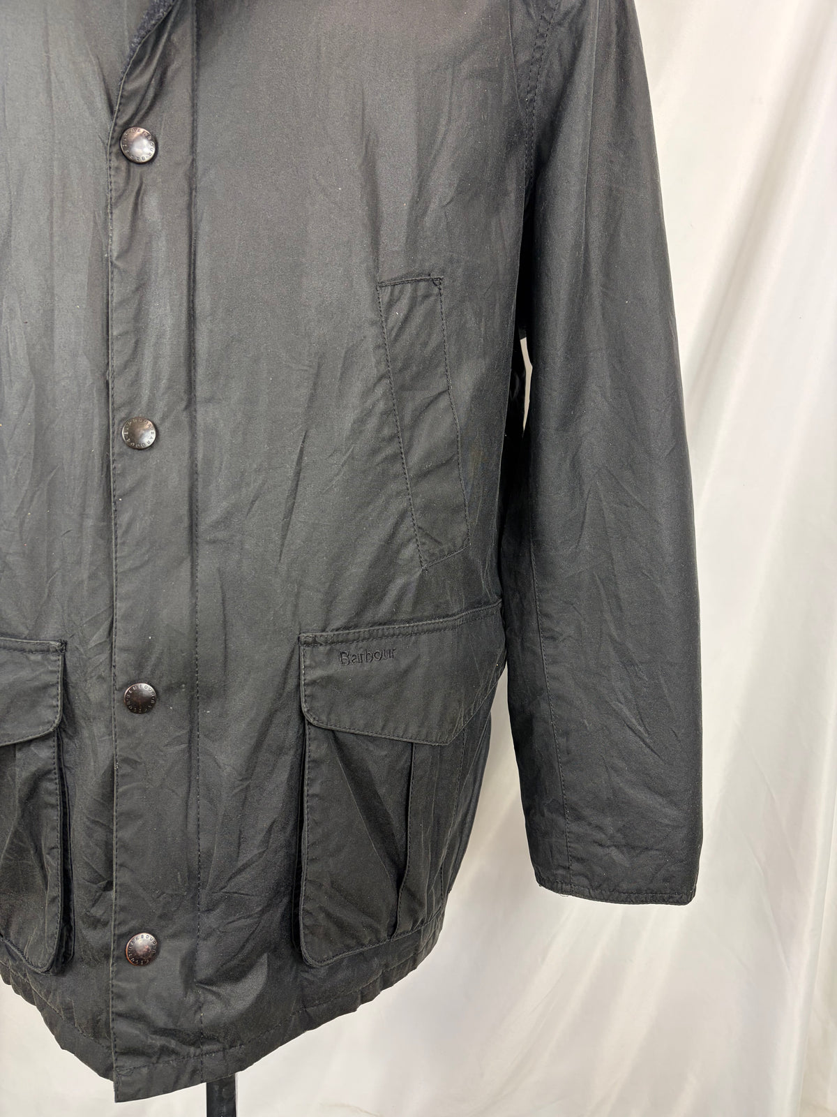Barbour Giacca uomo blu Hereford cerato XXL - Man wax Hereford Navy Jacket size XXL - Shop In London