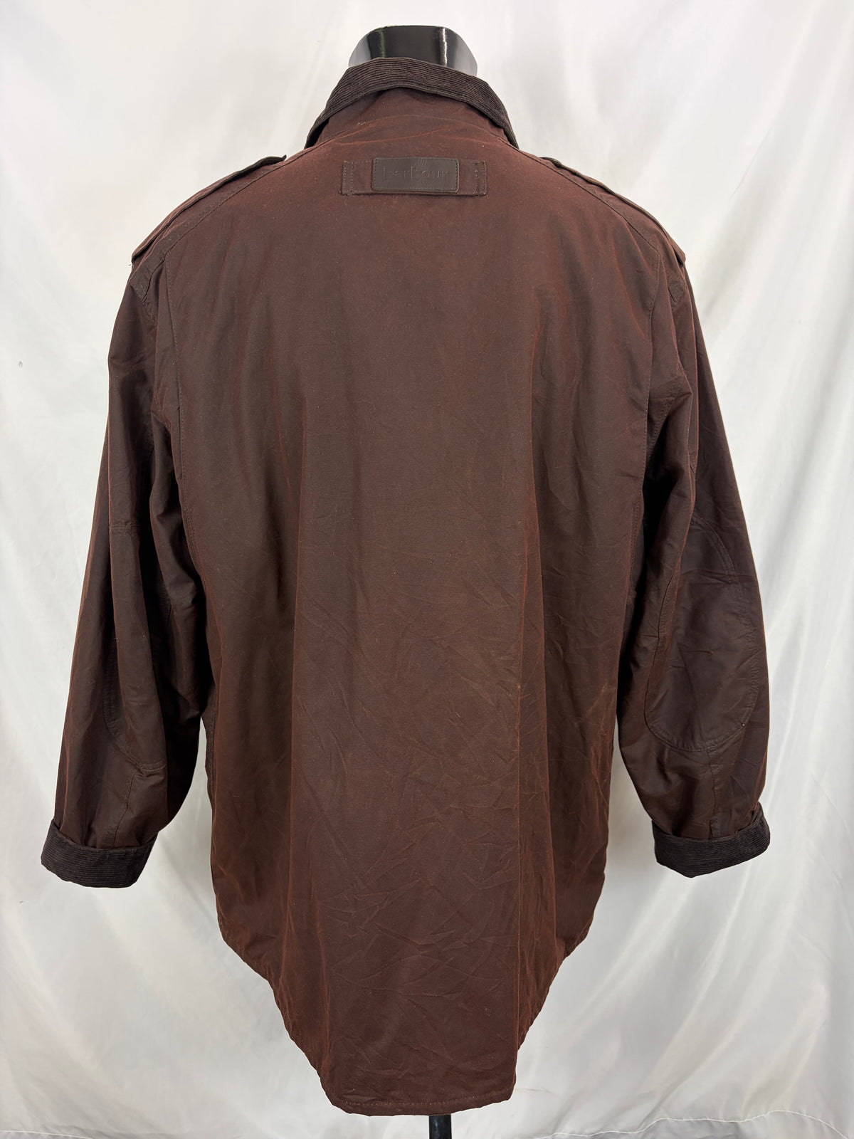 Giacca Barbour marrone da Uomo Trooper cerata XLarge Man Brown Waxed jacket size XL