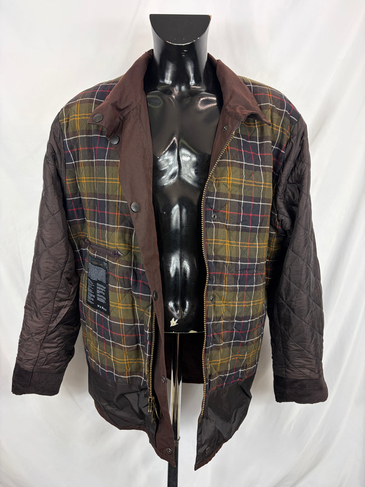 Giacca Barbour marrone da Uomo Trooper cerata XLarge Man Brown Waxed jacket size XL