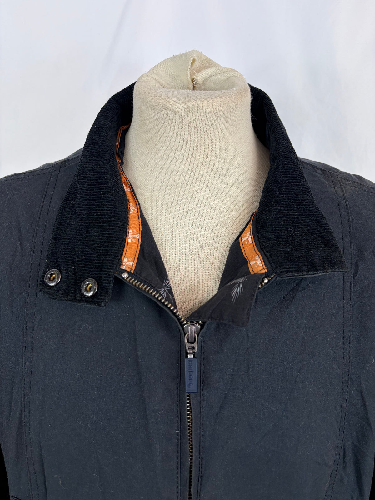 Giacca Barbour blu donna modello Chock  Uk16 Navy wax lady Jacket uk16 tg. 44/46