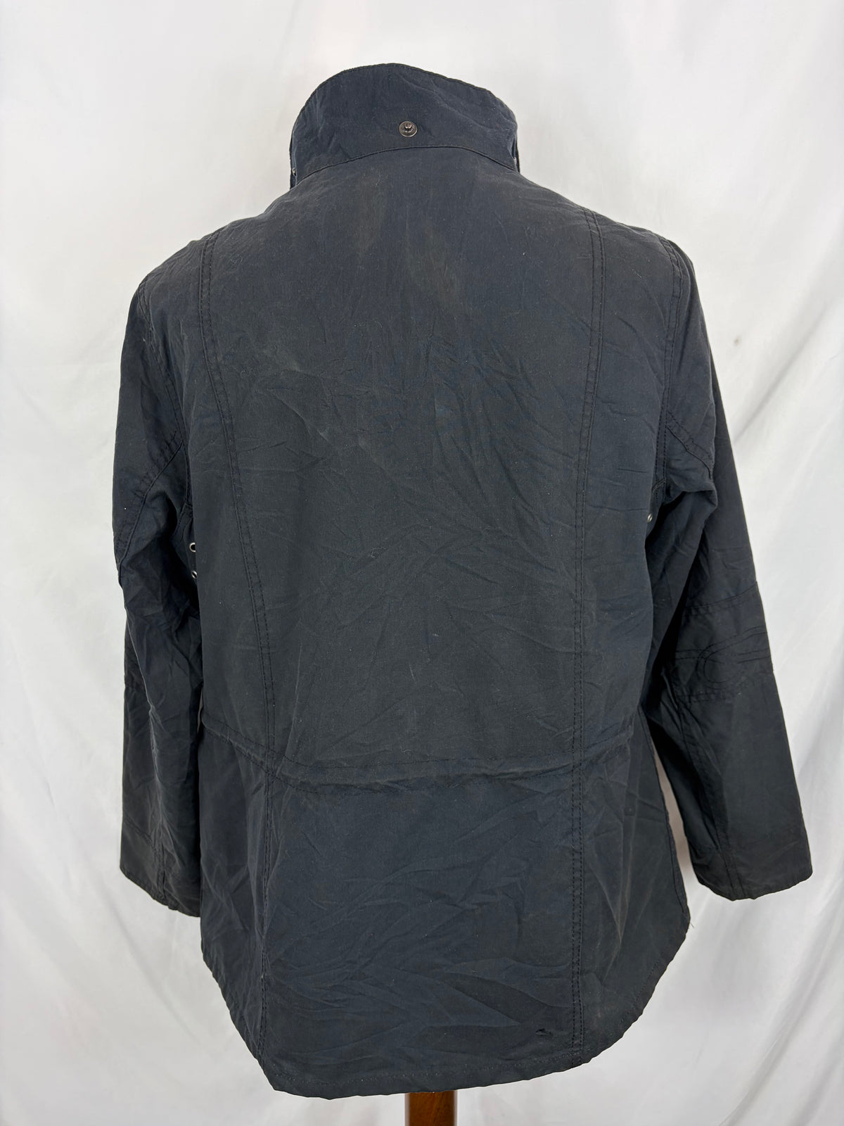 Giacca Barbour blu donna modello Chock  Uk16 Navy wax lady Jacket uk16 tg. 44/46