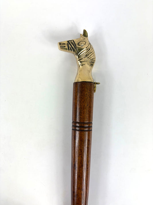 Calzascarpe in legno impugnatura con profilo di cavallo - Shop In London