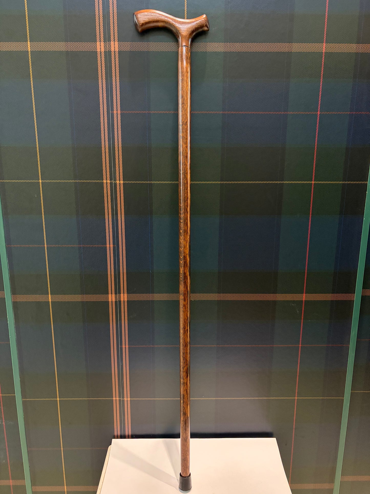 Bastone da passeggio inglese in legno marrone scuro - Shop In London