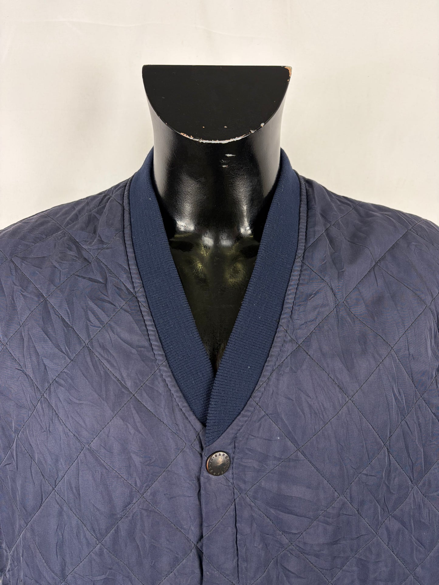 Gilet Barbour blu Eskdale M - Man Quilted Navy Eskdale vest Size Medium - Shop In London