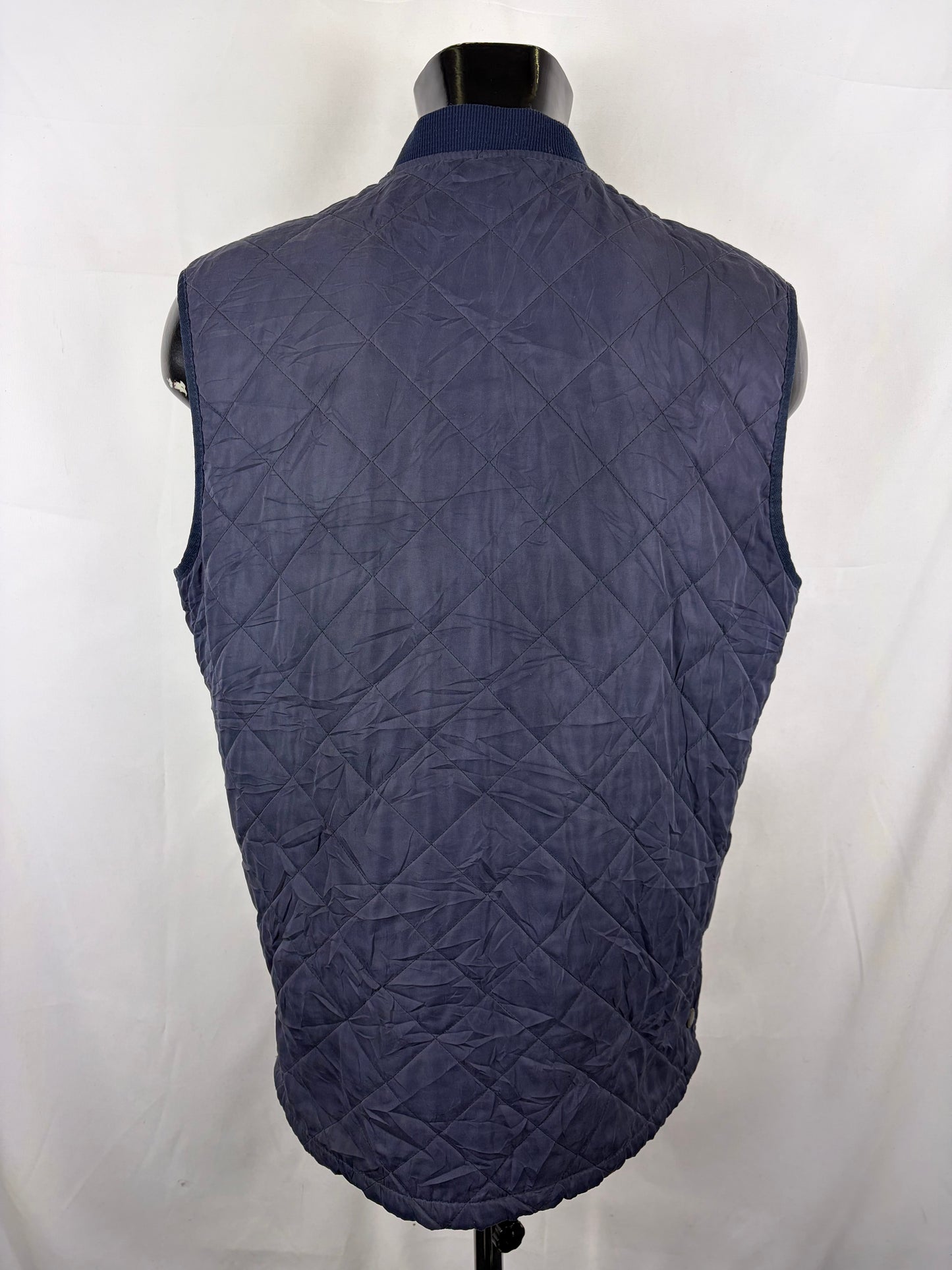 Gilet Barbour blu Eskdale M - Man Quilted Navy Eskdale vest Size Medium - Shop In London