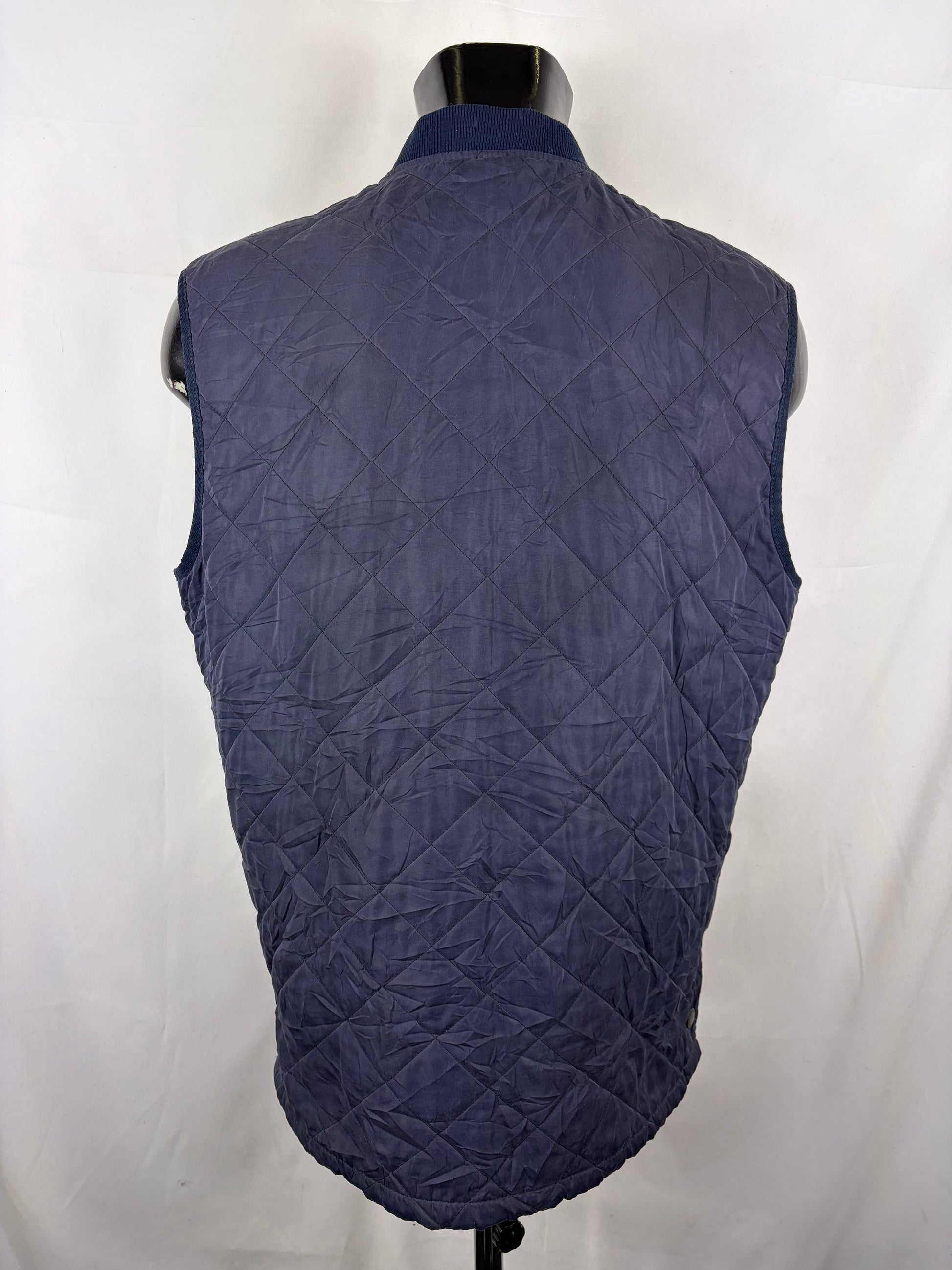 Gilet Barbour blu Eskdale M - Man Quilted Navy Eskdale vest Size Medium - Shop In London