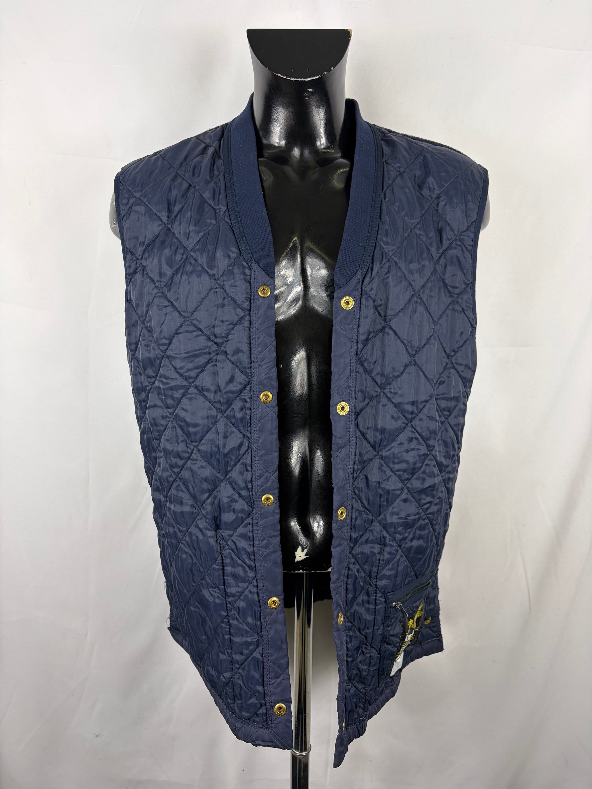 Gilet Barbour blu Eskdale M - Man Quilted Navy Eskdale vest Size Medium - Shop In London