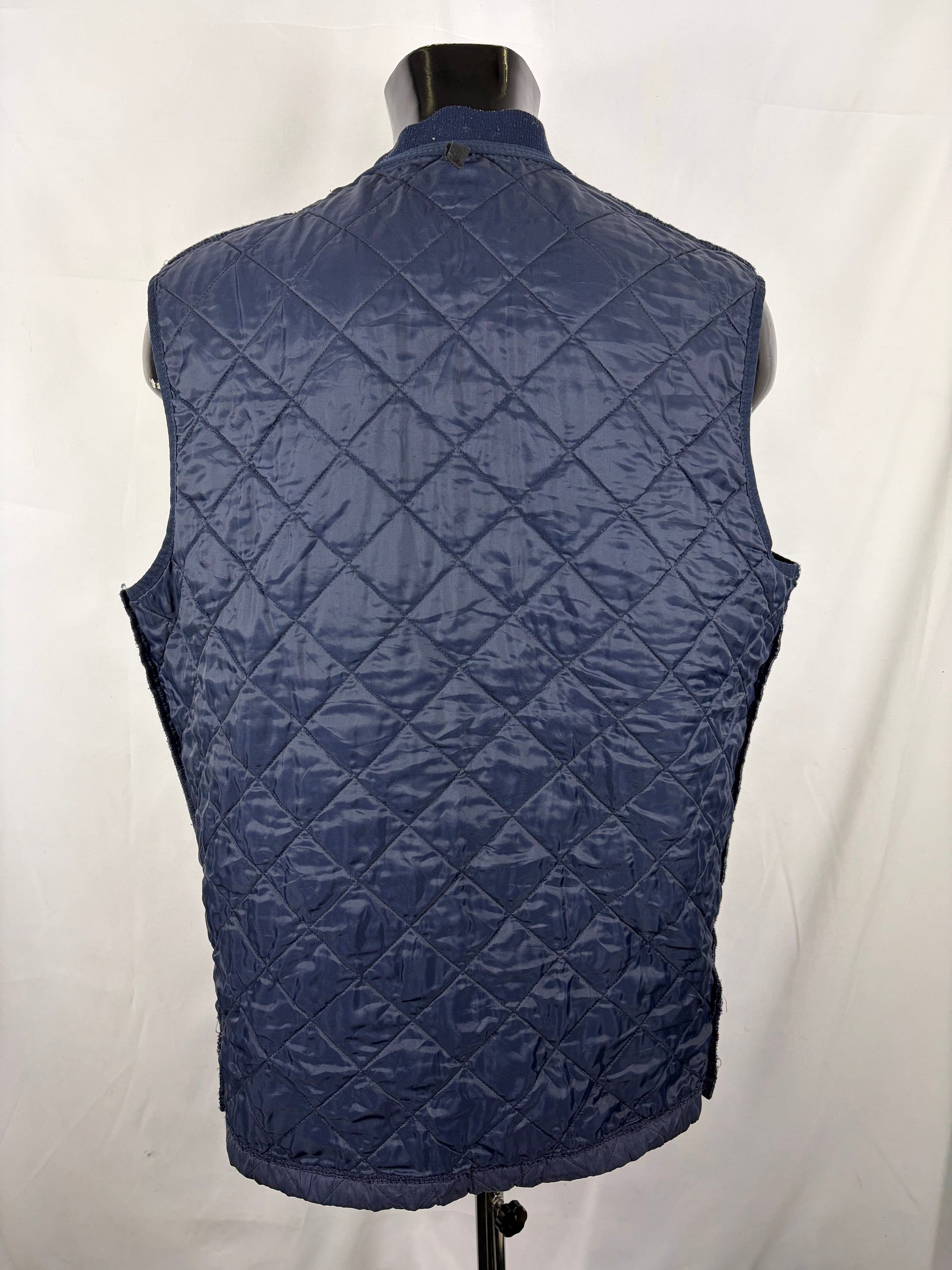 Gilet Barbour blu Eskdale M - Man Quilted Navy Eskdale vest Size Medium - Shop In London