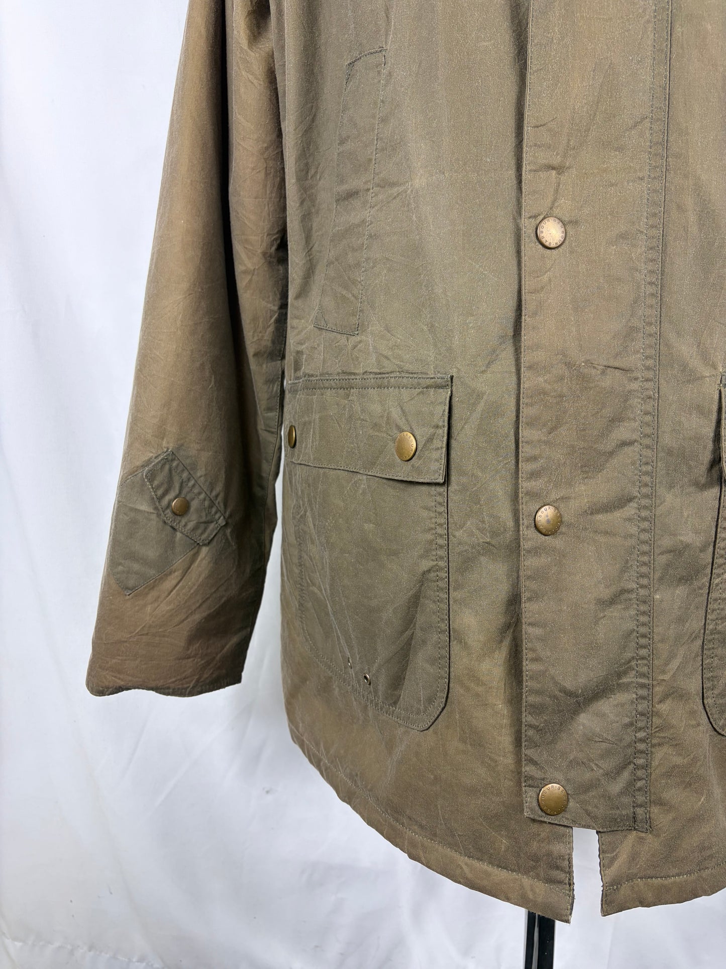 Giacca Barbour Verde Beacon Lingmell Uomo XXLarge- Man Olive Lingmell Wax Jacket Size XXLarge