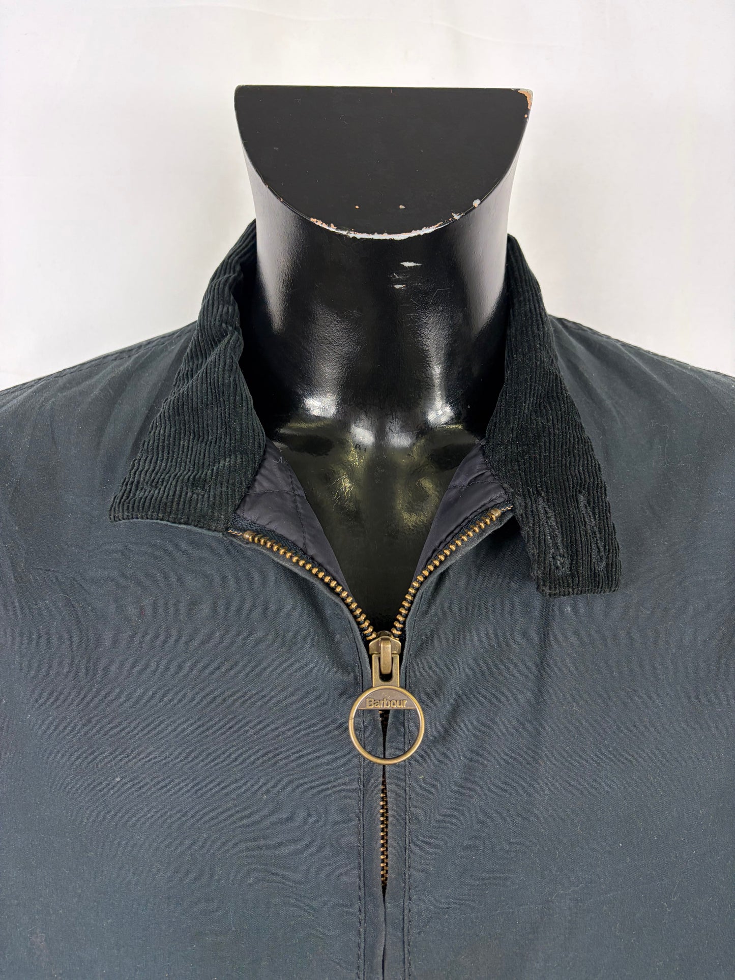 Giacca uomo Barbour corta cerata blu M- Man Barbour Short jacket size Medium - Shop In London