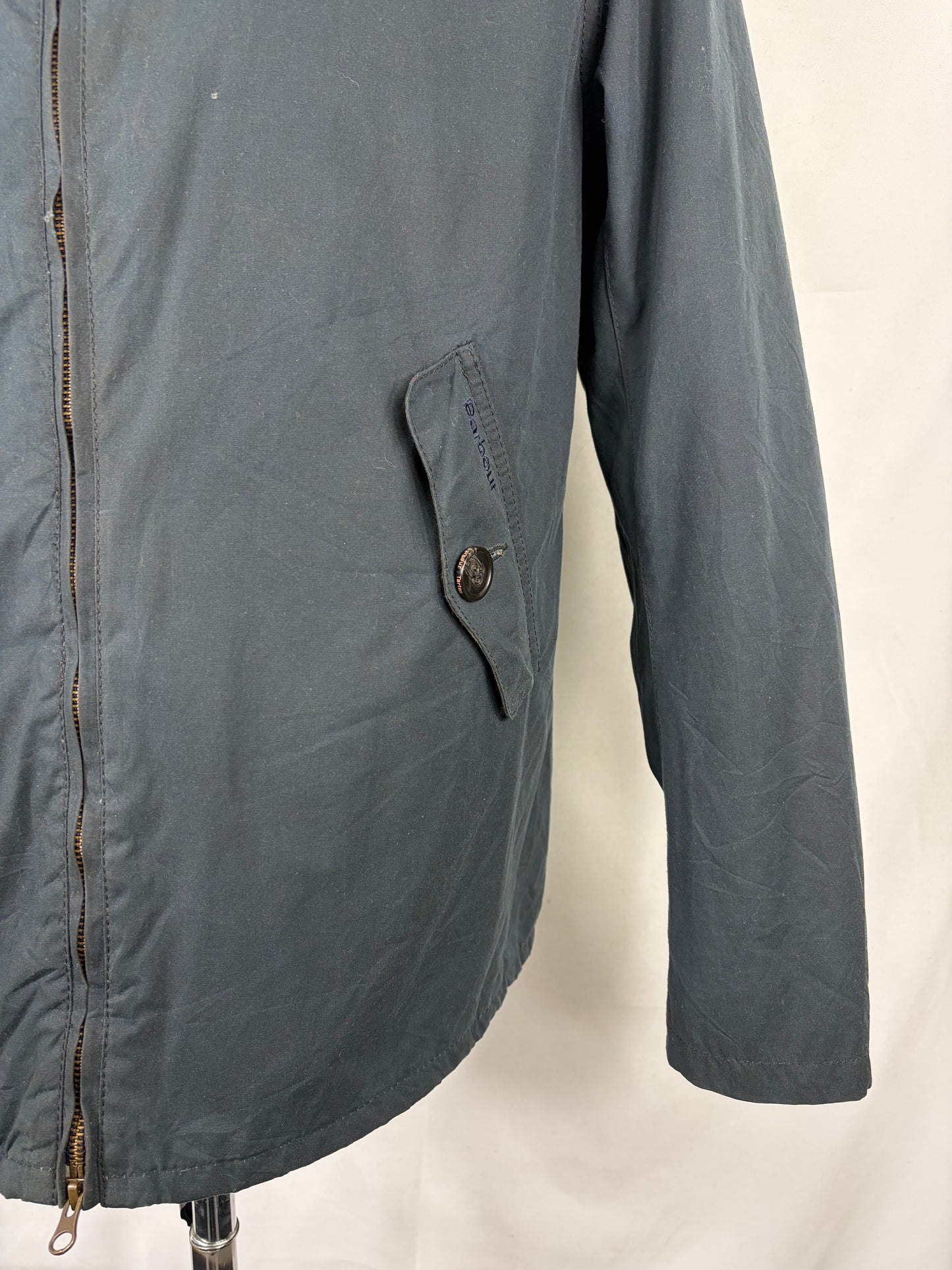 Giacca uomo Barbour corta cerata blu M- Man Barbour Short jacket size Medium - Shop In London