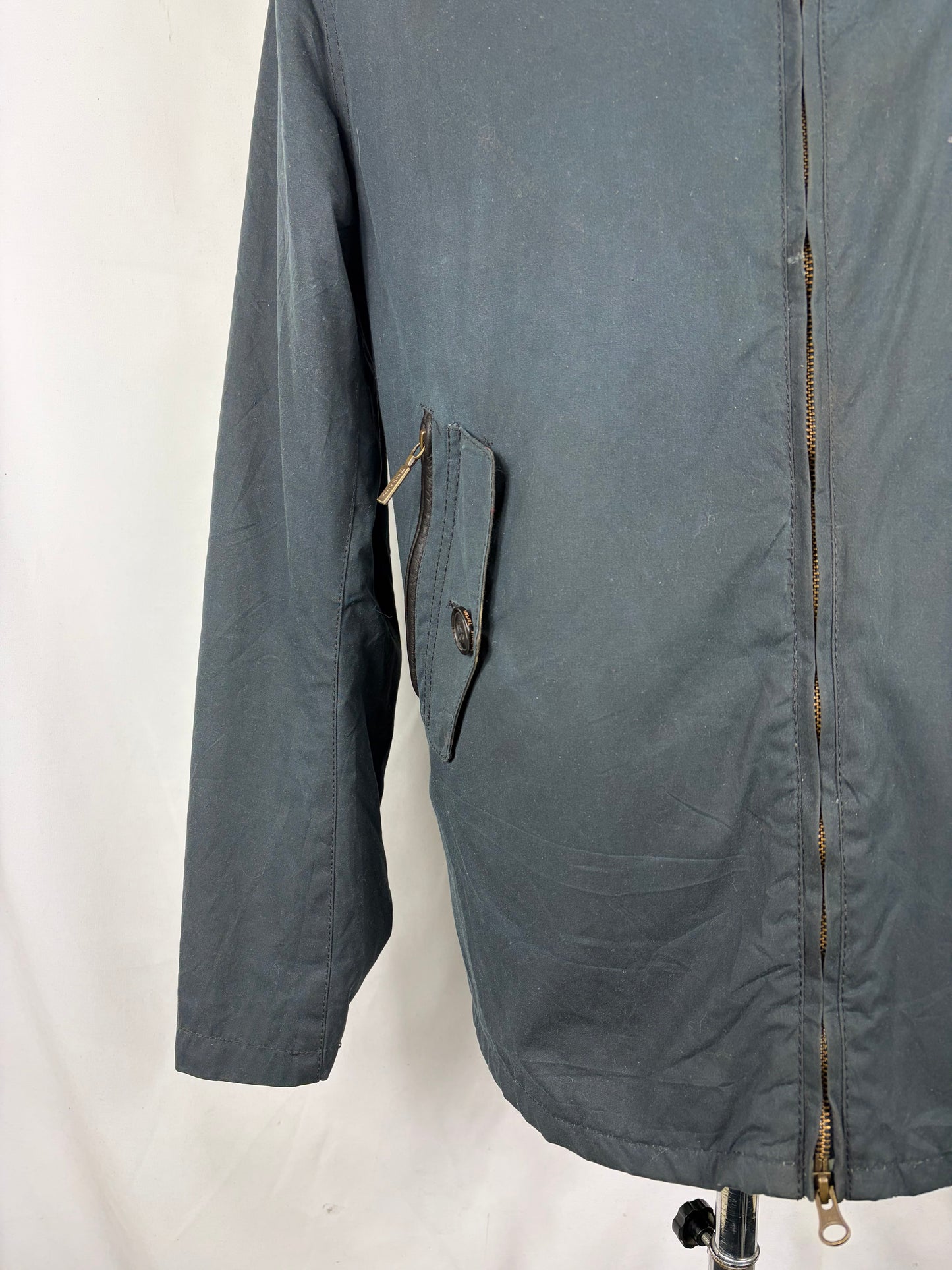 Giacca uomo Barbour corta cerata blu M- Man Barbour Short jacket size Medium - Shop In London