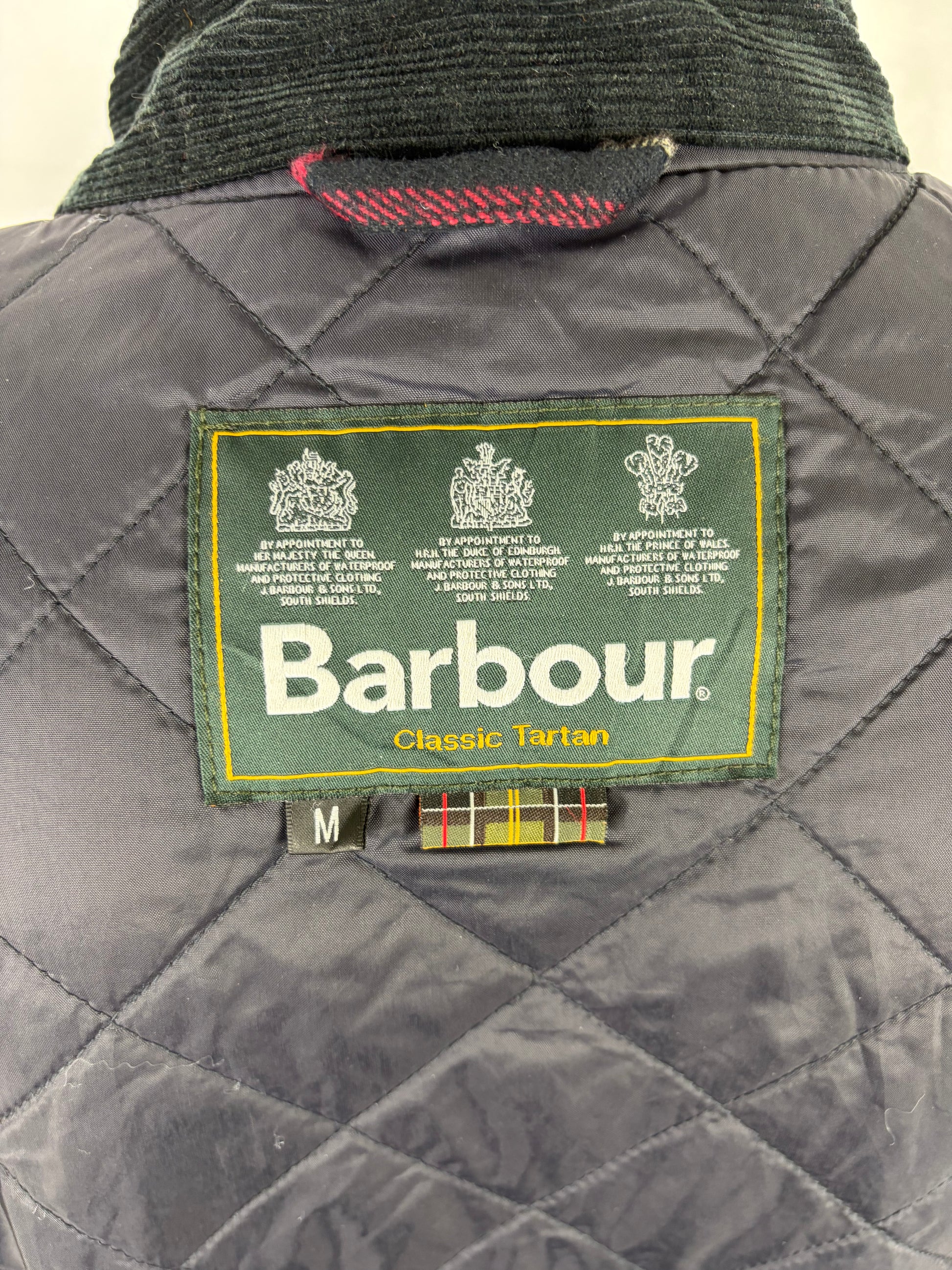 Giacca uomo Barbour corta cerata blu M- Man Barbour Short jacket size Medium - Shop In London