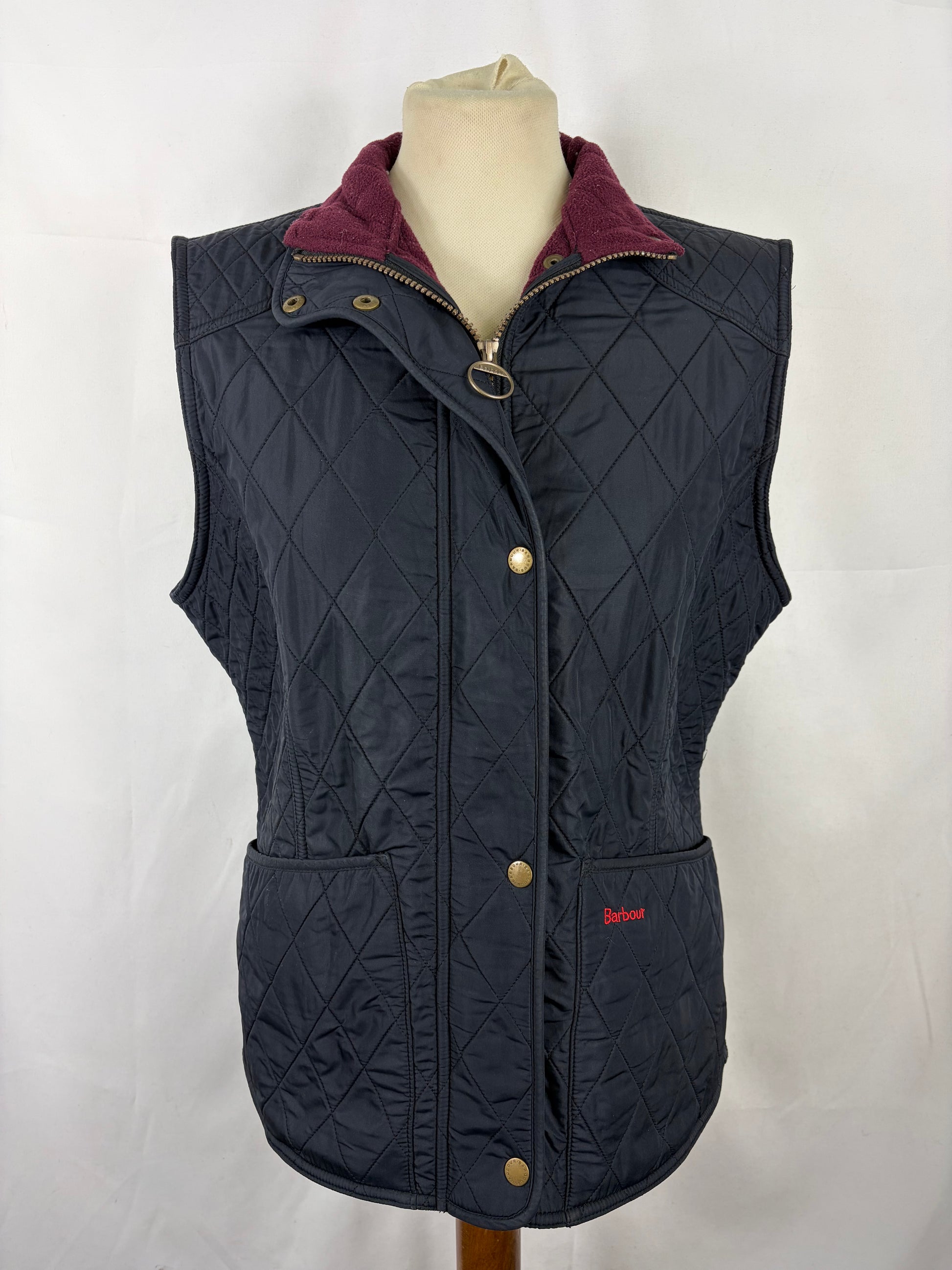 Gilet Barbour blu da donna UK14 Medium- Barbour Winter Liddesdale for Lady uk14 - Shop In London