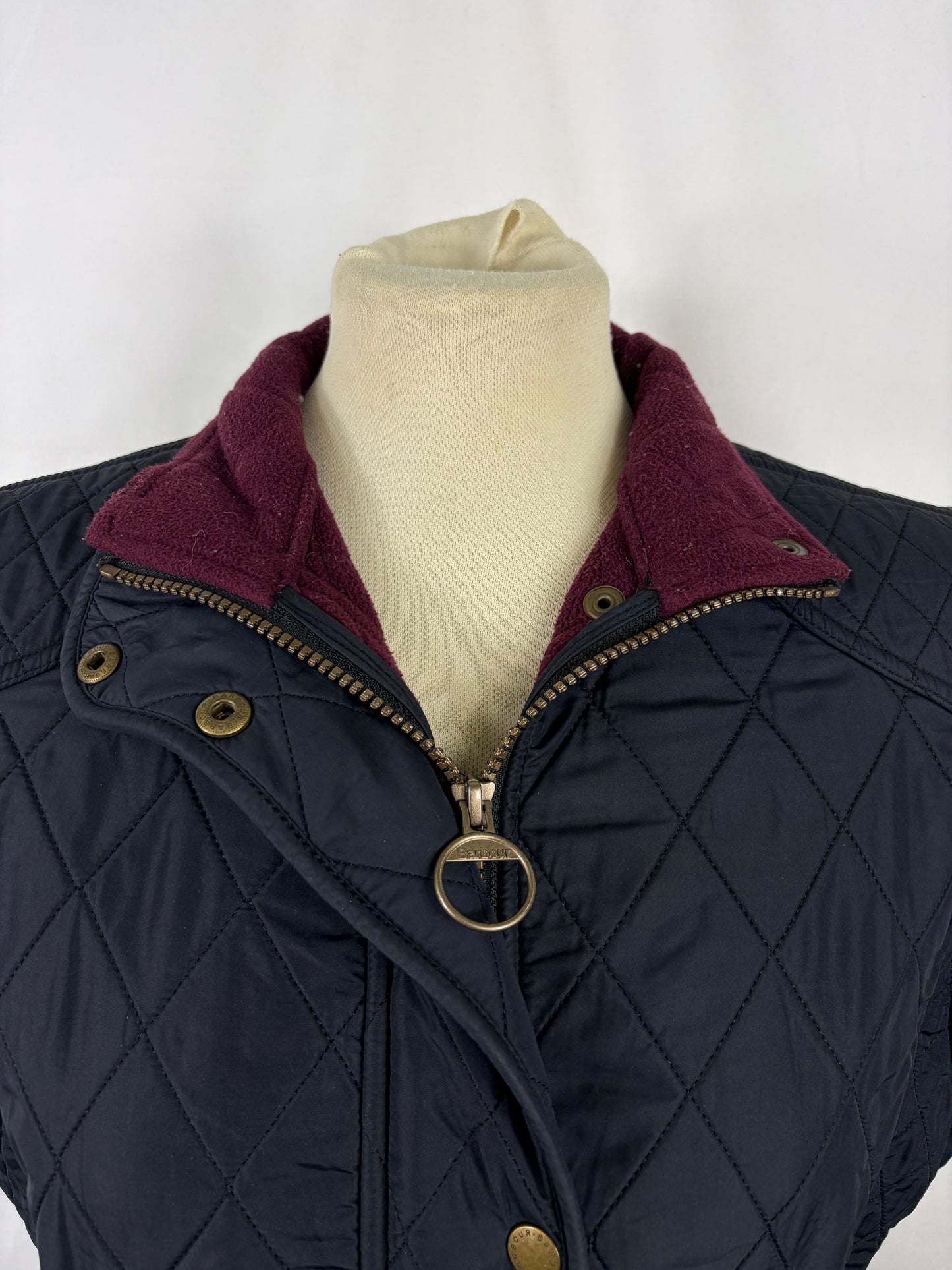 Gilet Barbour blu da donna UK14 Medium- Barbour Winter Liddesdale for Lady uk14 - Shop In London