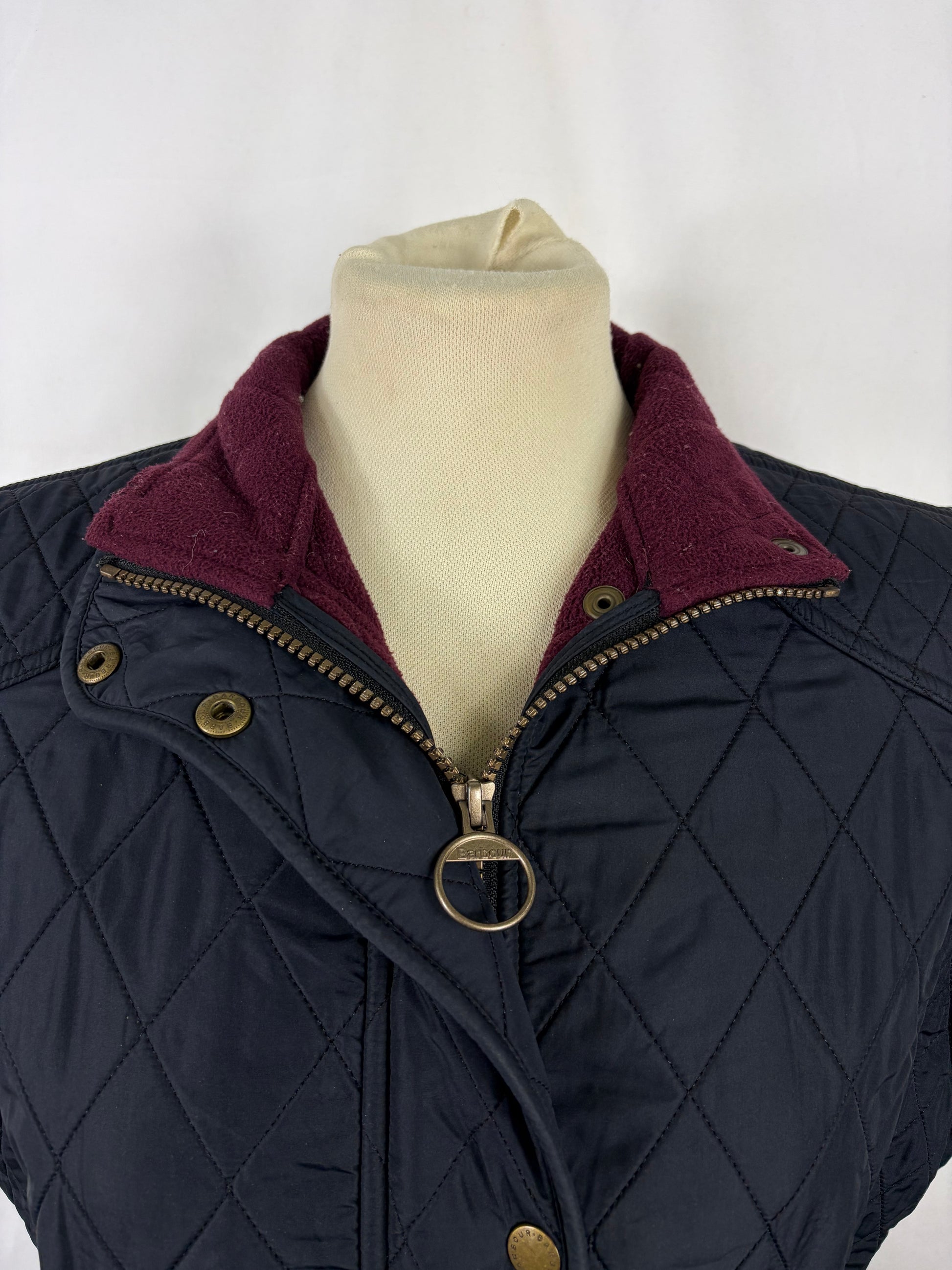 Gilet Barbour blu da donna UK14 Medium- Barbour Winter Liddesdale for Lady uk14 - Shop In London