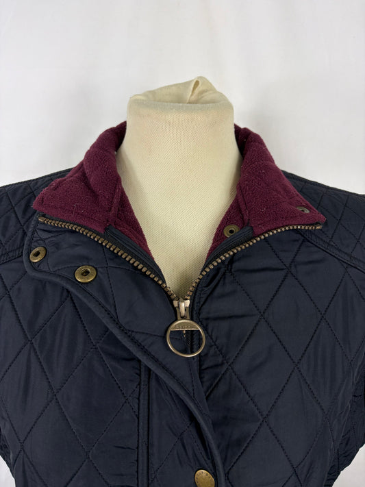 Gilet Barbour blu da donna UK14 Medium- Barbour Winter Liddesdale for Lady uk14 - Shop In London