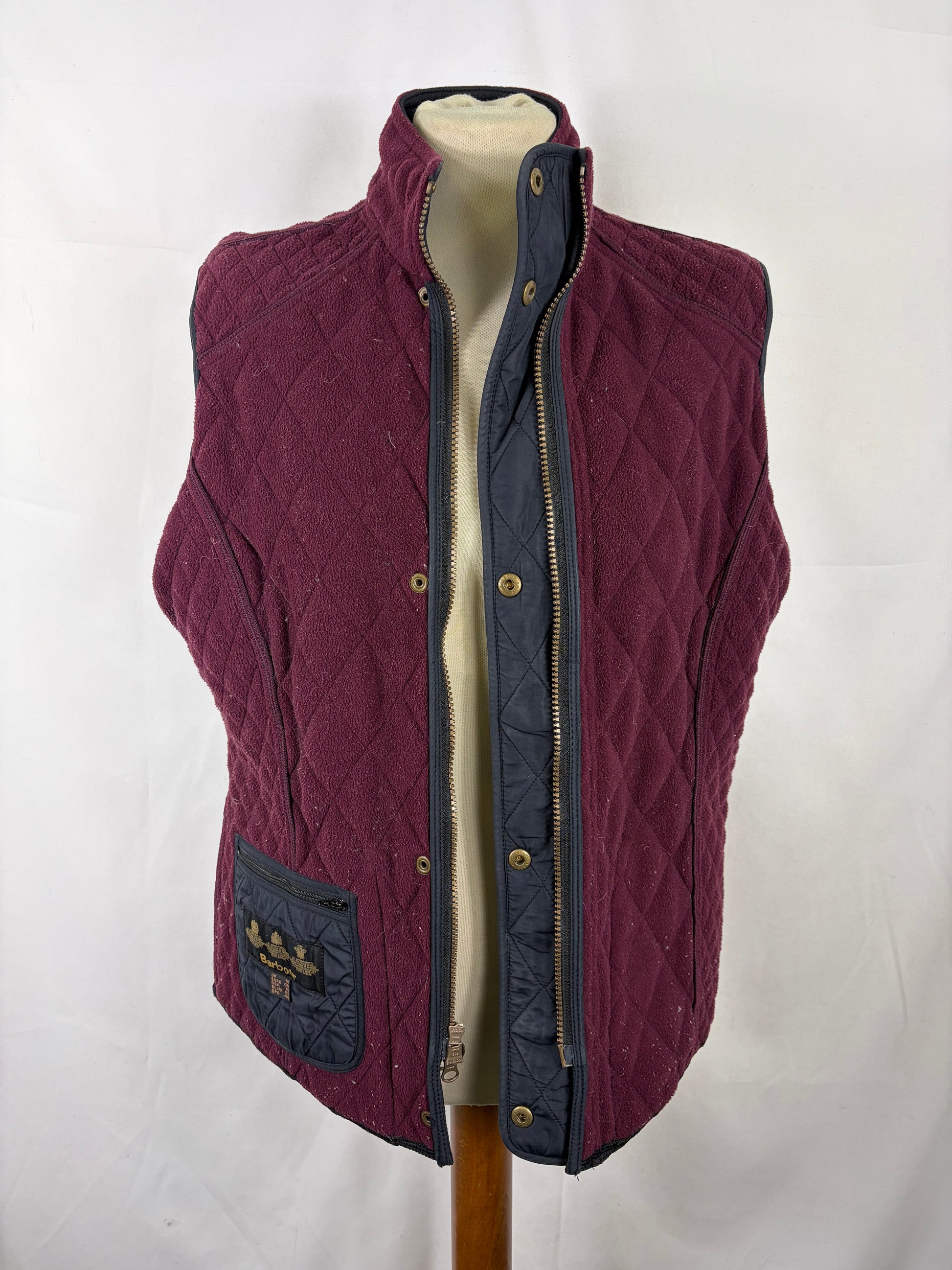 Gilet Barbour blu da donna UK14 Medium- Barbour Winter Liddesdale for Lady uk14 - Shop In London