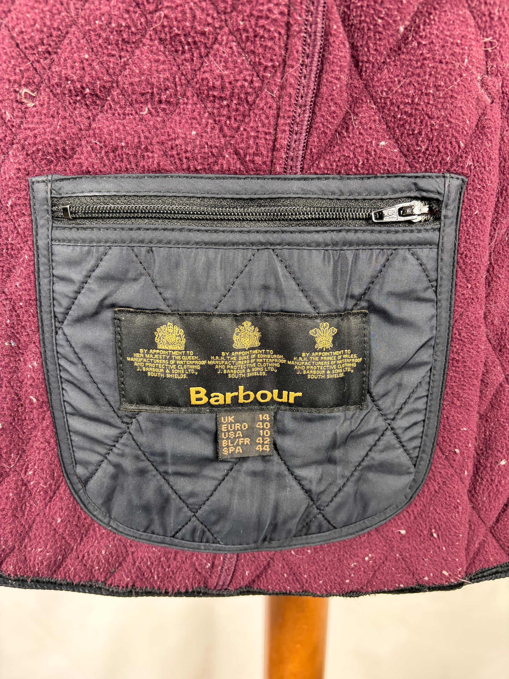 Gilet Barbour blu da donna UK14 Medium- Barbour Winter Liddesdale for Lady uk14 - Shop In London