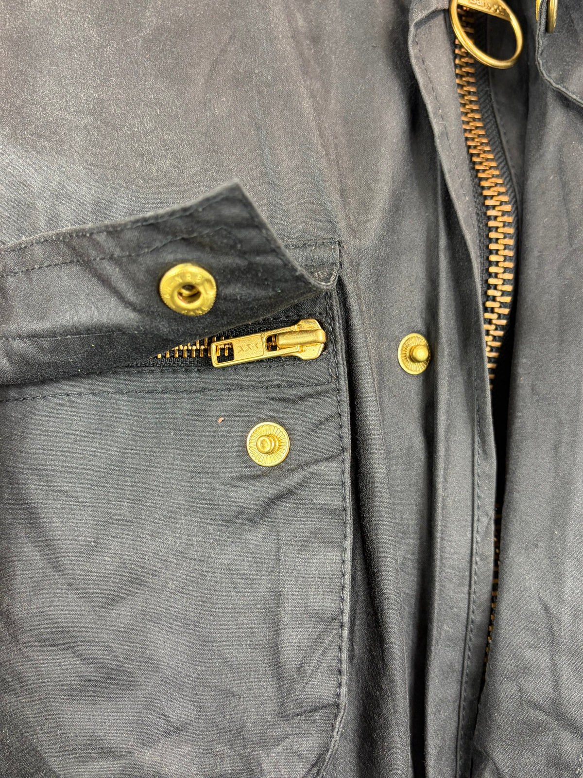 Giacca Barbour International Union Jack Medium- Black International Union Jacket Jacket Size M