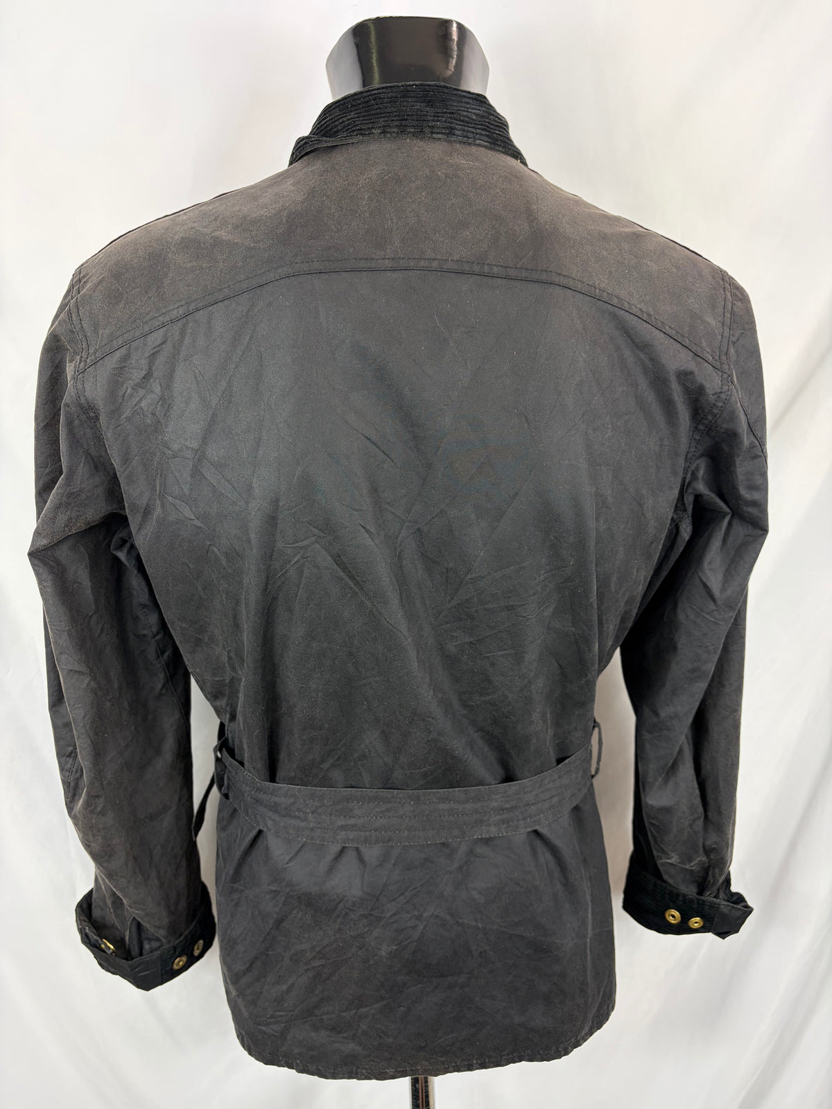 Giacca Barbour International Union Jack Medium- Black International Union Jacket Jacket Size M