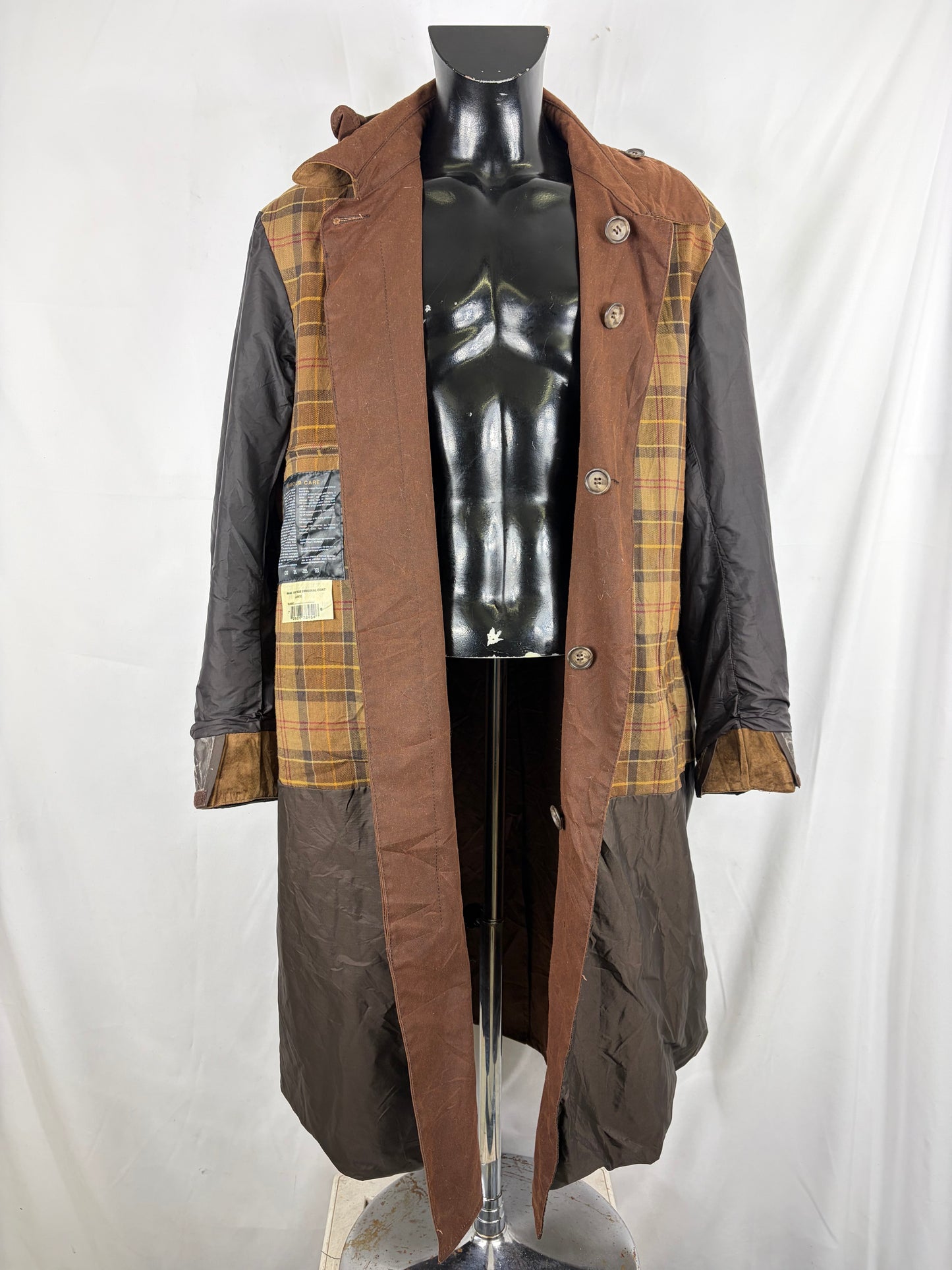 RARO Barbour Vintage Original Coat Marrone Large - Man Wax Brown Vintage Original Coat size L - Shop In London