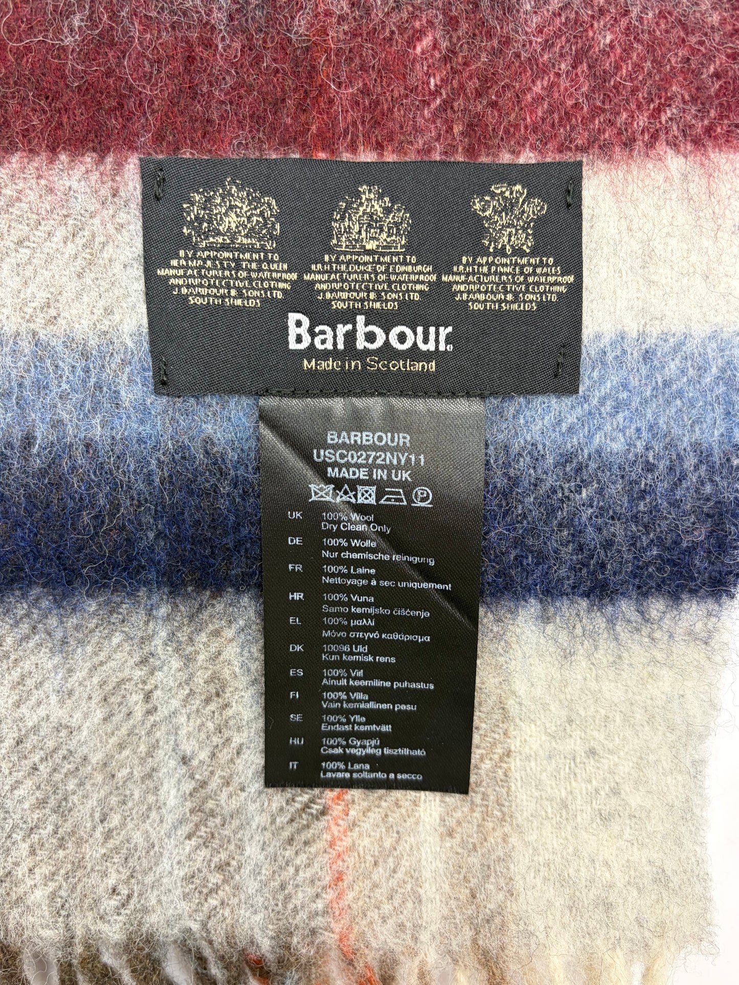 Sciarpa Barbour in lana - Shop In London