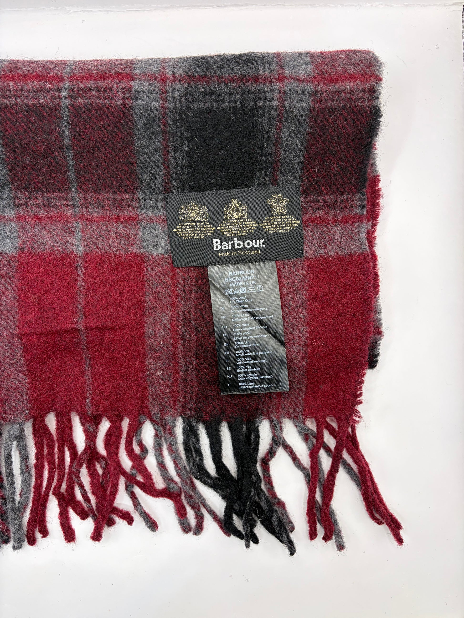 Sciarpa Barbour in lana - Shop In London
