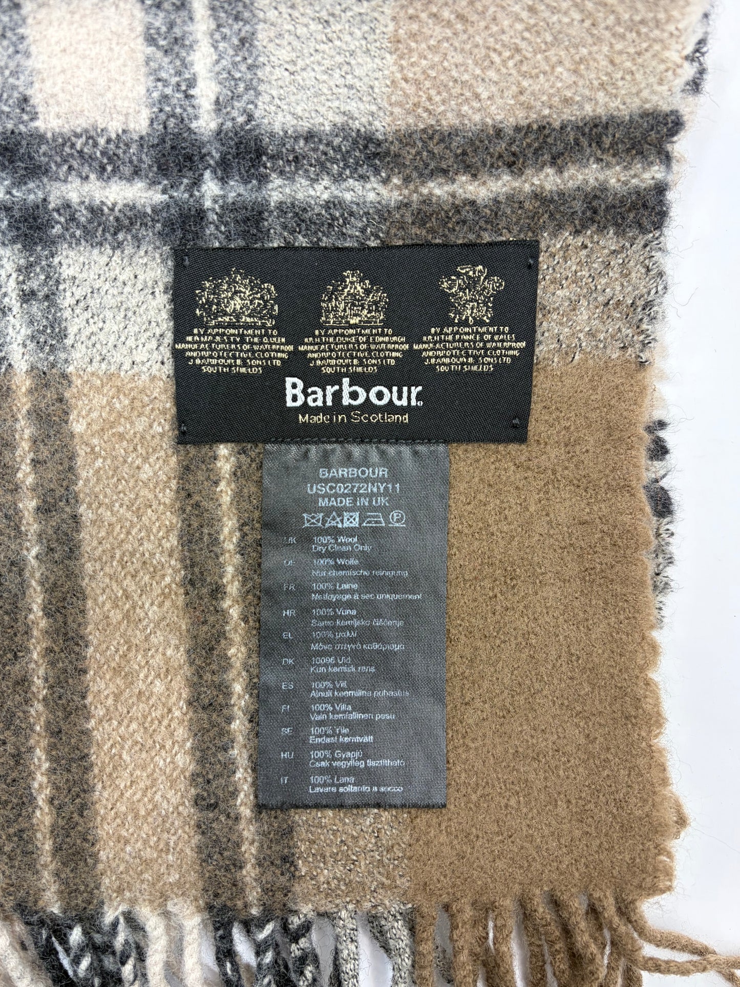 Sciarpa Barbour in lana - Shop In London