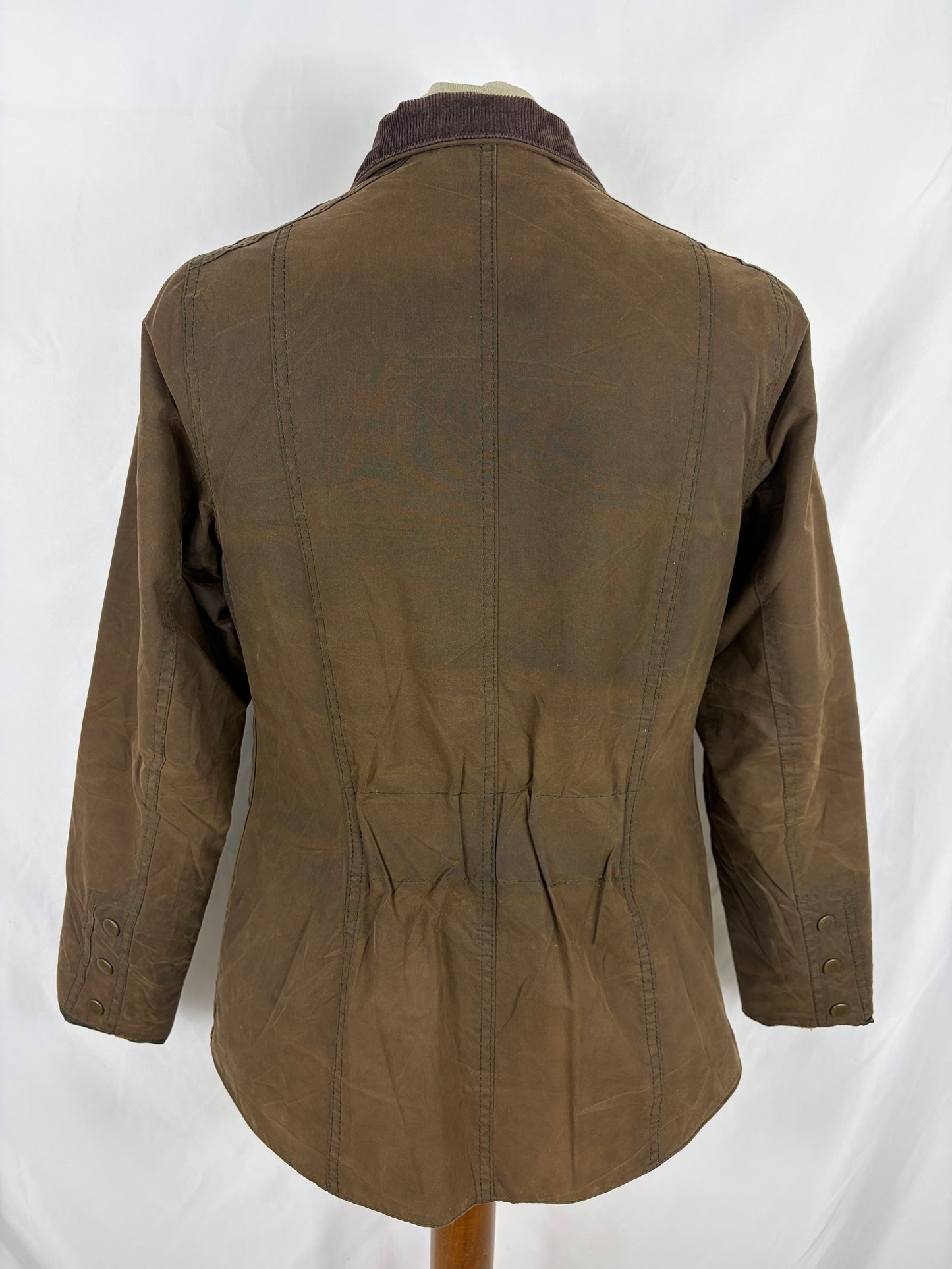 Giacca Barbour donna Verde Cerata Uk10 tg.40 Olive Winter Ferndown waxed jacket Size UK10