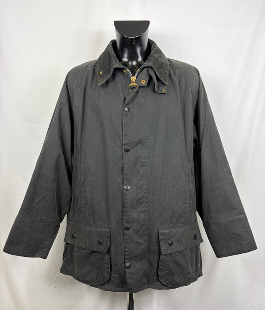 Barbour Giacca Beaufort vintage blu C48/122cm - Navy vintage Beaufort Waxed jacket size Xlarge