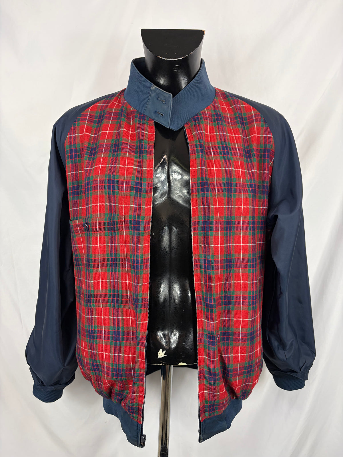 Giacca Baracuta vintage blu in cotone taglia UK42 L- Man Baracuta Vintage Jacket size 42 - Shop In London