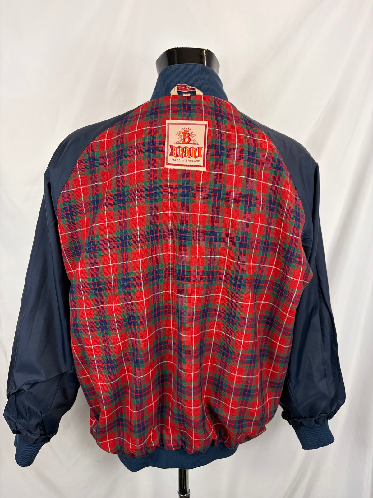 Giacca Baracuta vintage blu in cotone taglia UK42 L- Man Baracuta Vintage Jacket size 42 - Shop In London