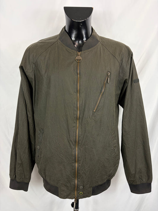 Barbour Giacca Uomo Glendale Lightweight Verde Xlarge Man Olive Waxed Glendale Jacket Size Xlarge