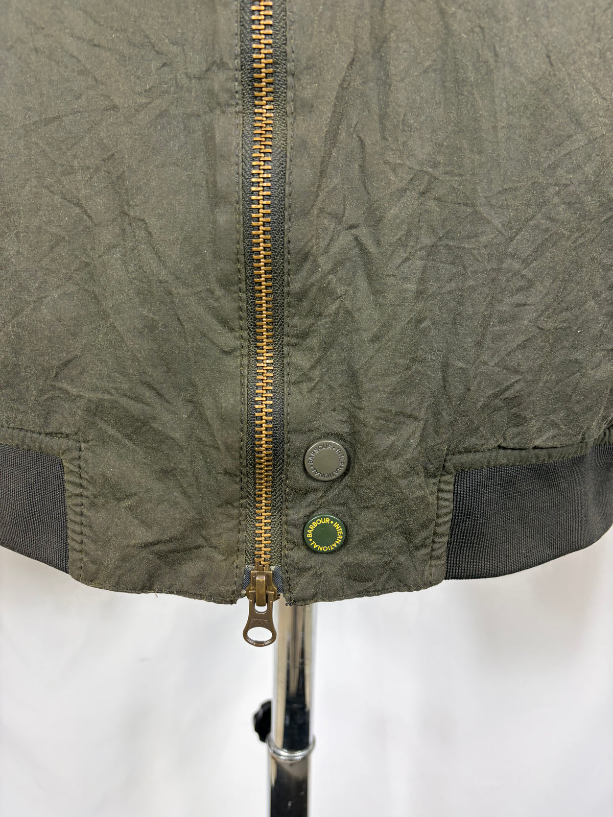Barbour Giacca Uomo Glendale Lightweight Verde Xlarge Man Olive Waxed Glendale Jacket Size Xlarge