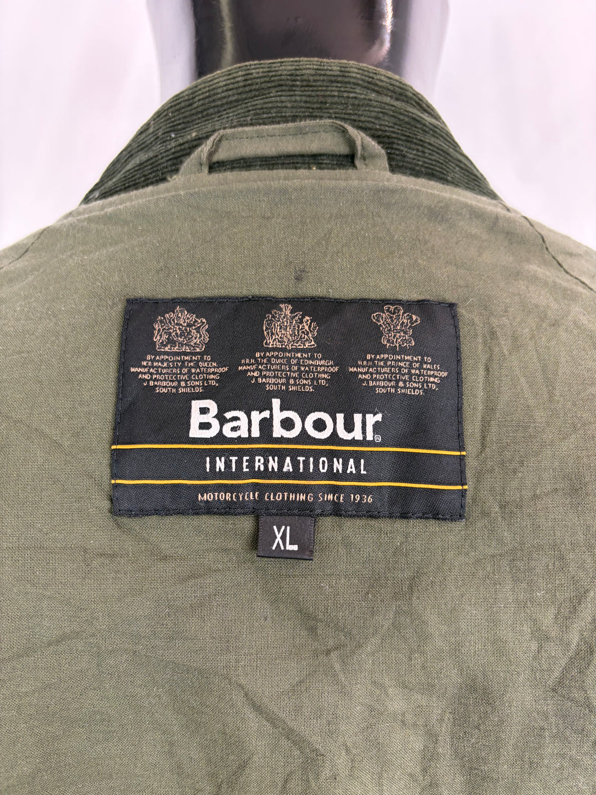 Barbour Giacca Uomo Glendale Lightweight Verde Xlarge Man Olive Waxed Glendale Jacket Size Xlarge