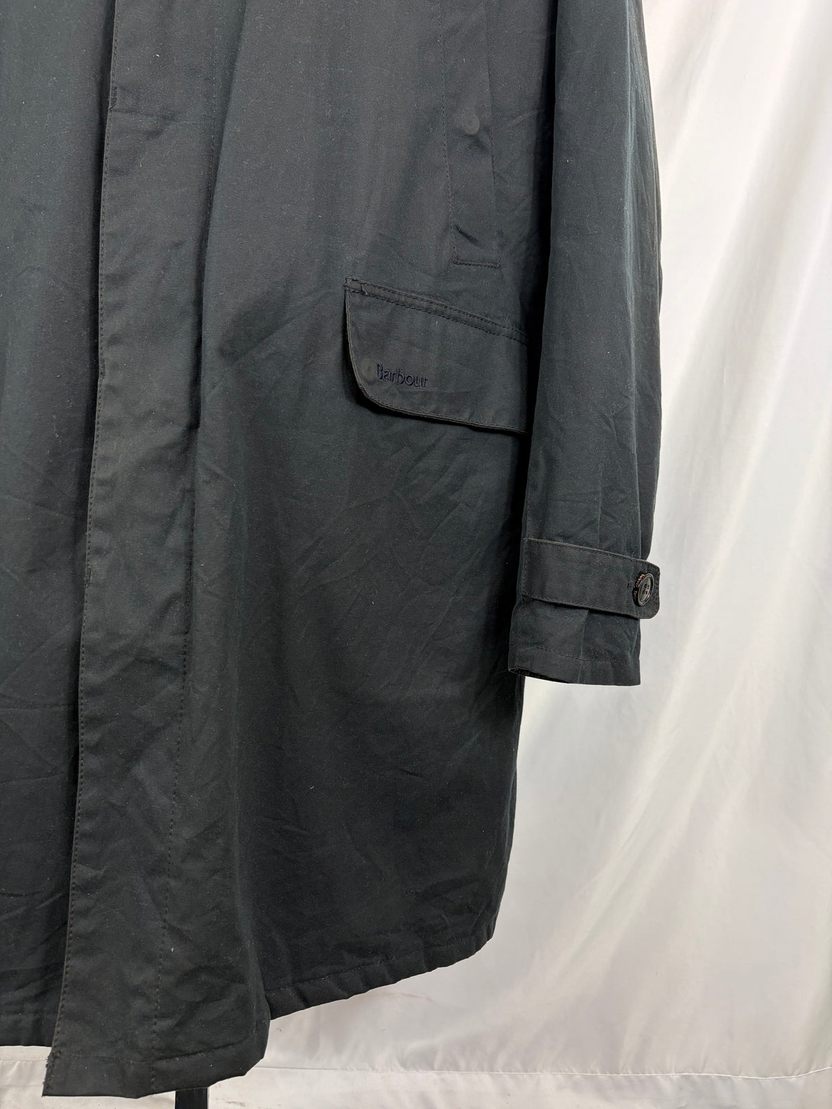 Trench Barbour uomo Nairn blu XXL - Man Nairn Navy wax trench coat size XXL