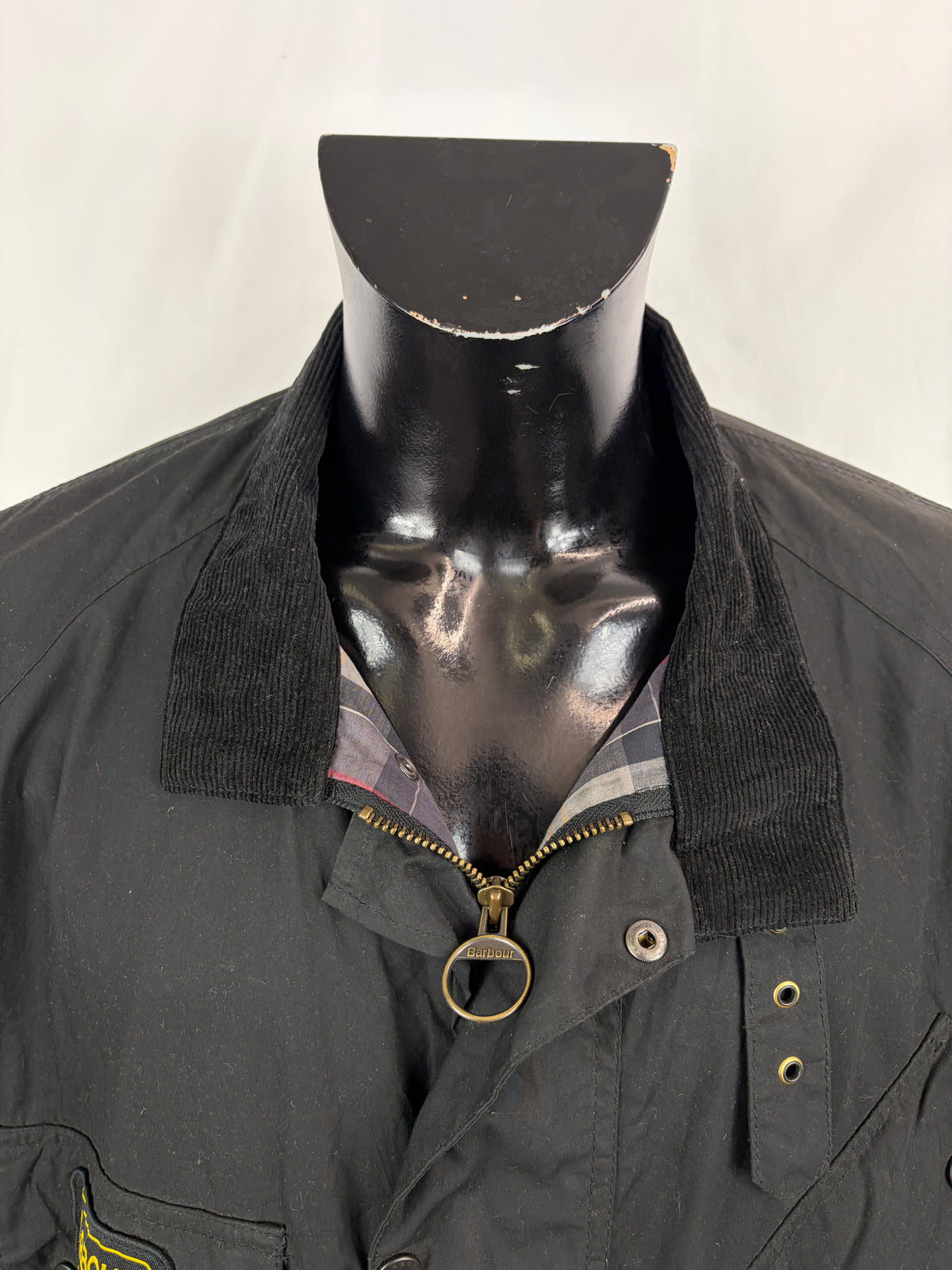 Barbour Giacca da uomo nero International XXL Man Flyweight Black International Jacket Size XXLarge