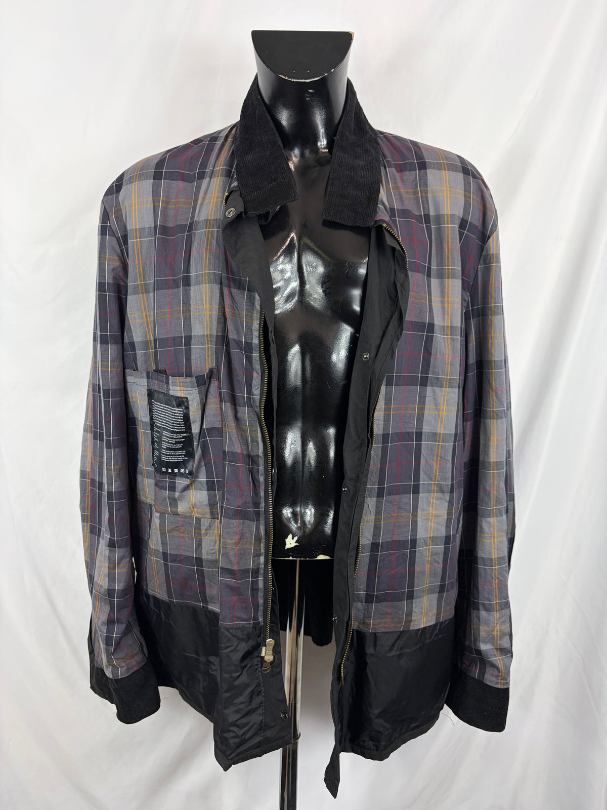 Barbour Giacca da uomo nero International XXL Man Flyweight Black International Jacket Size XXLarge