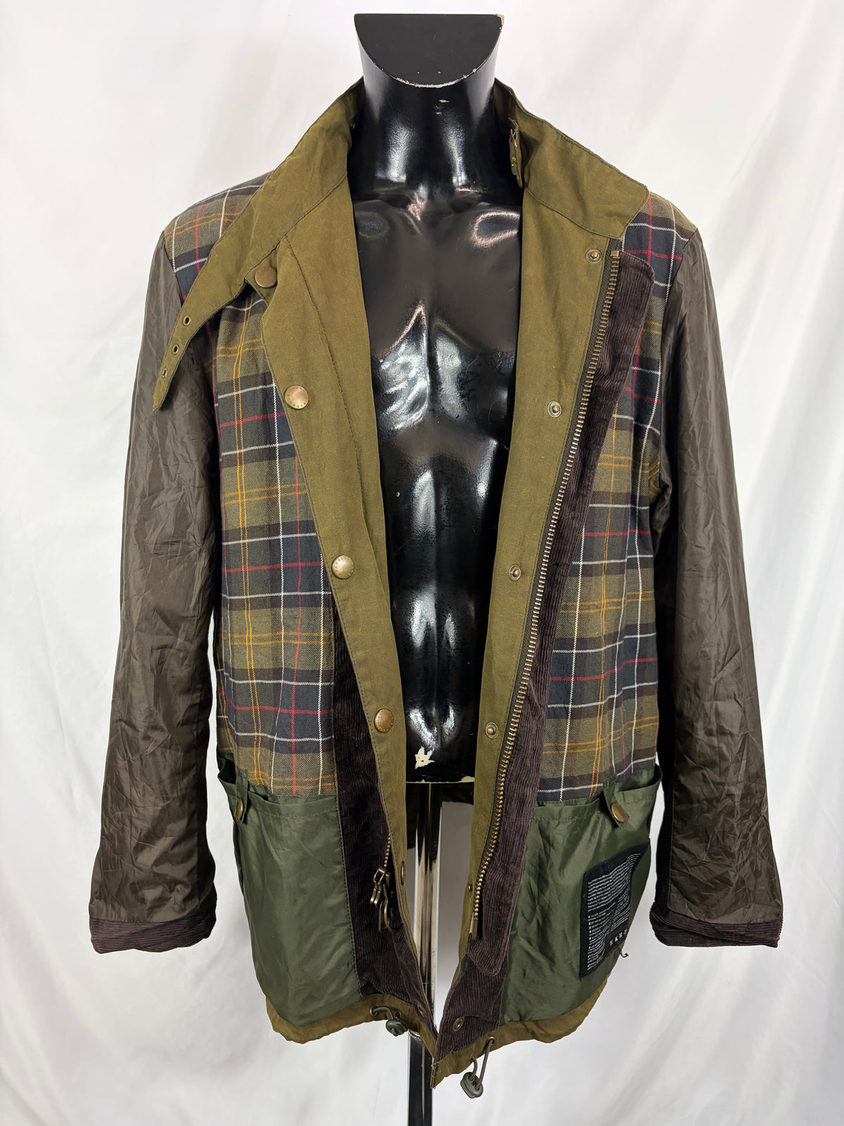 Barbour Giacca uomo verde Pegasus cerato XXL - Man wax Pegasus Olive Jacket size XXL