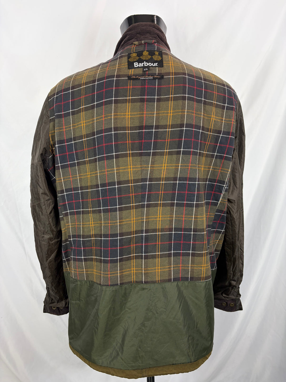 Barbour Giacca uomo verde Pegasus cerato XXL - Man wax Pegasus Olive Jacket size XXL