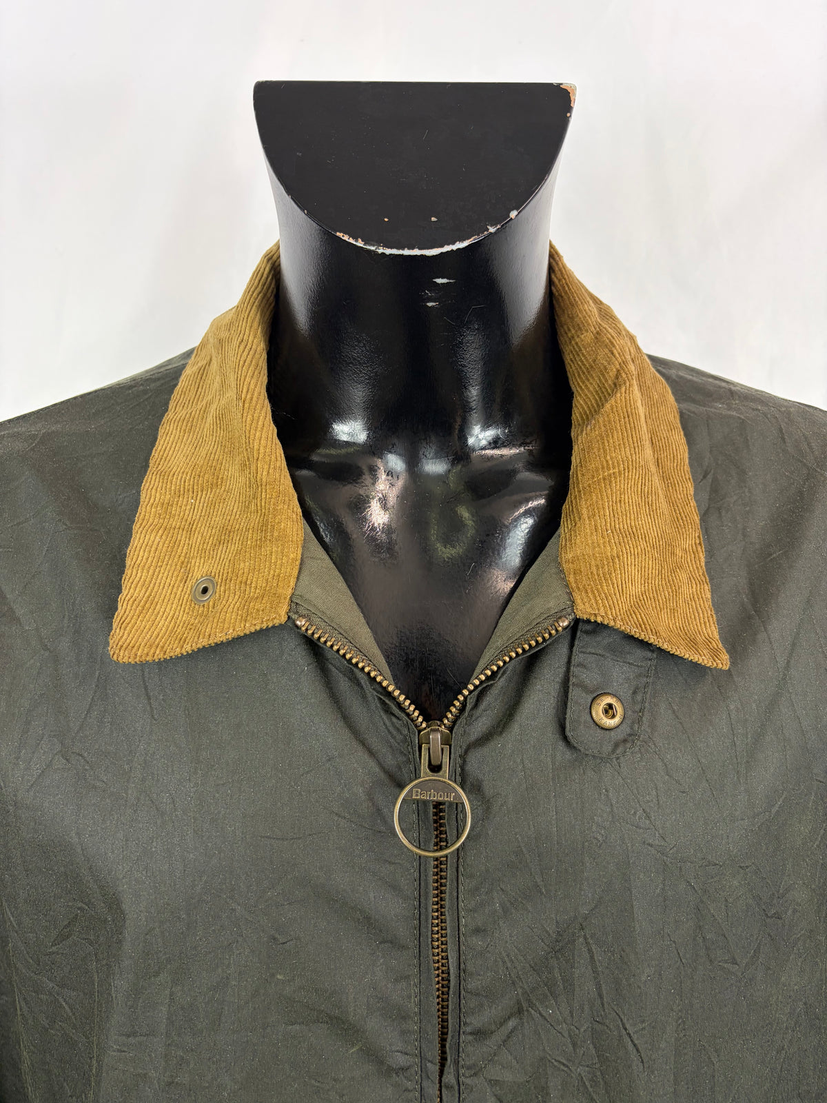 Barbour Giacca Uomo Newbury Lightweight Verde Xlarge Man Olive Waxed Newbury Jacket Size Xlarge