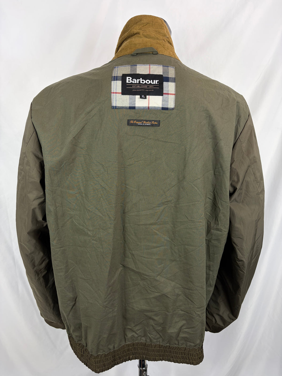 Barbour Giacca Uomo Newbury Lightweight Verde Xlarge Man Olive Waxed Newbury Jacket Size Xlarge