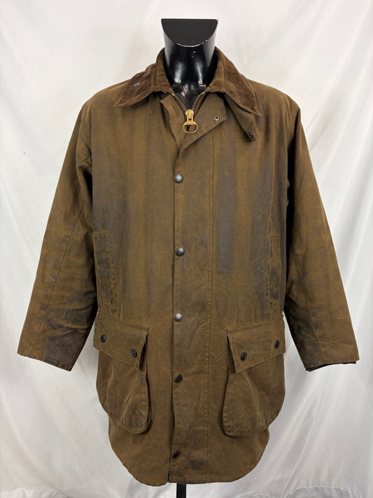 Giacca Barbour Northumbria verde oliva C40/102 cm-Man Olive Waxed Northumbria Jacket Medium