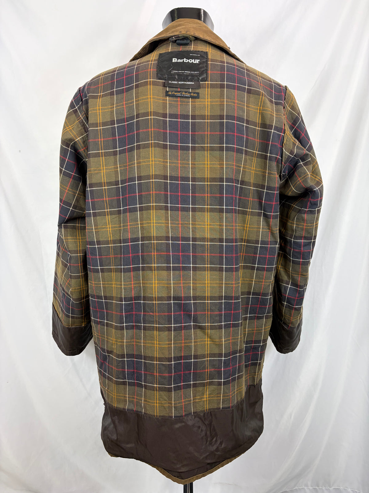 Giacca Barbour Northumbria verde oliva C40/102 cm-Man Olive Waxed Northumbria Jacket Medium
