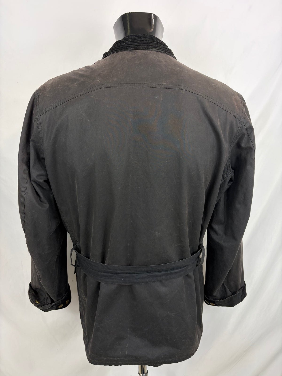 Giacca Barbour International Union Jack Large- Black International Union Jacket Jacket Size L