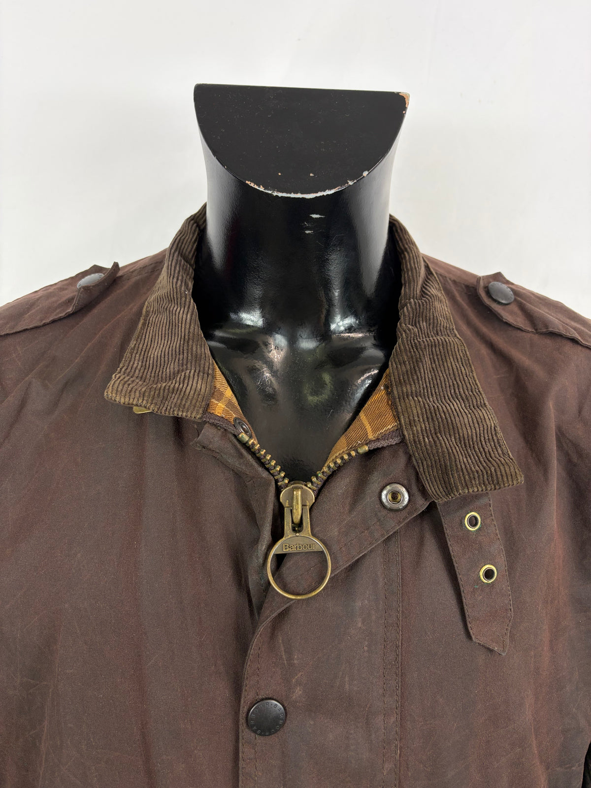 Barbour Giacca uomo Wax Flyer Jacket Large Marrone Man Brown Wax Flyer Jacket Size L