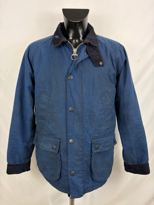 Giacca Barbour blu uomo Large - Man Barbour Amble Wax Jacket size Large - Shop In London